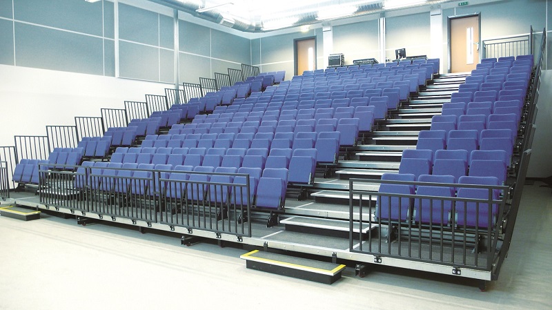 what are telescopic seating systems